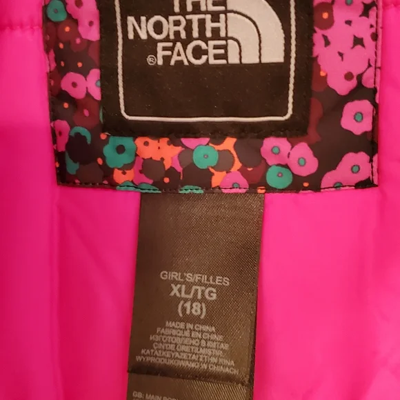 Northface Ski Jacket. Kids..teen Size XL. Like New. Beautiful